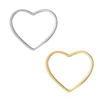 pendentifs de cœur en inox , 201 acier inoxydable, coeur, Placage ionique sous vide, bijoux de mode & normes différentes pour le choix & pour femme, plus de couleurs à choisir Vendu par sac