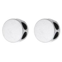 Zinc Alloy Positioning Bead, Flat Round, plated, DIY Approx 3mm 