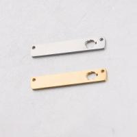 Stainless Steel Charm Connector, 304 Stainless Steel, Vacuum Ion Plating, DIY 