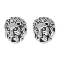 Zinc Alloy Animal Beads, Lion, plated, DIY Approx 1.5mm 