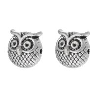 Zinc Alloy Animal Beads, Owl, plated, DIY Approx 1.5mm 