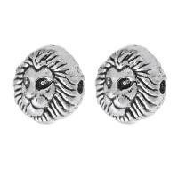 Zinc Alloy Jewelry Beads, Lion, plated, DIY Approx 2mm 