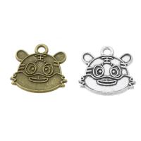 Zinc Alloy Animal Pendants, Tiger, plated, Unisex Approx 2mm, Approx 