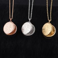 Fashion Locket Necklace, 304 Stainless Steel, with photo locket & Unisex 2mm,26*31mm Approx 2.25mm Approx 17.72 Inch 