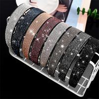 Hair Bands, PC Plastic, fashion jewelry & for woman & with rhinestone 