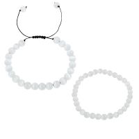 Cats Eye Bracelets, Adjustable & fashion jewelry & for woman, white Approx 6-10.5 cm, Approx 5.5 cm 