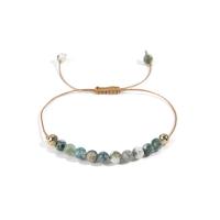 Gemstone Bracelets, Natural Stone, Adjustable & fashion jewelry & for woman, mixed colors Approx 3.3-15 cm [