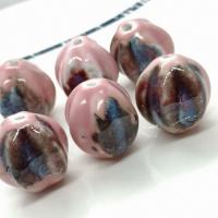 Kunstdruck Porzellan Perlen, glaciert, DIY, keine, 25x23mm, ca. 100PCs/Tasche, verkauft von Tasche
