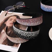 Hair Bands, Resin, for woman & with rhinestone 