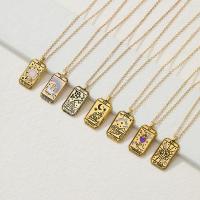 Enamel Zinc Alloy Necklace, with 2.2inch extender chain, gold color plated, fashion jewelry & for woman, golden Approx 14.17 Inch 