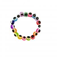 Evil Eye Bracelet Bijoux, résine, Rond, bijoux de mode, plus de couleurs à choisir, 10mm Environ 19 cm, Vendu par PC