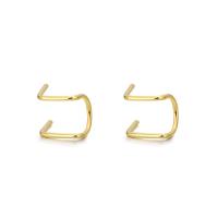 Sterling Silver Stud Earring, 925 Sterling Silver, plated, for woman 