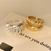 Стерлингового серебра кольцо, Серебро 925 пробы, Другое покрытие, регулируемый & Женский & отверстие, Много цветов для выбора, размер:6-8, продается PC