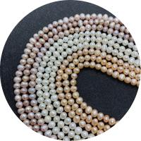 Baroque Cultured Freshwater Pearl Beads, Round, polished, DIY Approx 14.96 Inch 