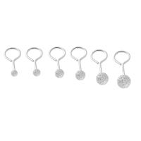 Sterling Silver Stud Earring, 925 Sterling Silver, plated, for woman 5mm 