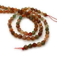 Mixed Agate Beads, Multicolour Agate, Round, DIY & faceted, mixed colors Approx 14.96 