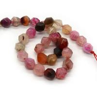Natural Dragon Veins Agate Beads, Round, DIY & faceted, mixed colors Approx 14.96 Inch 