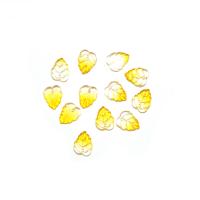 Planta de perlas de cristal de Murano, Hoja, Bricolaje & para mujer, más colores para la opción, 10x14mm, Vendido por UD