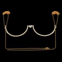 Body Chain Jewelry, Alloy, for woman & with rhinestone 79-99 