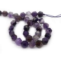 Natürliche Amethyst Perlen, rund, DIY & verschiedene Größen vorhanden & facettierte, violett, Länge:ca. 14.96 , verkauft von Strang