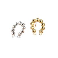 Brass Earring Stud Component, plated 