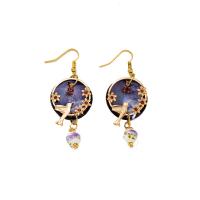 Zinc Alloy Rhinestone Drop Earring, fashion jewelry & for woman & with rhinestone 