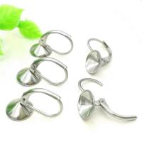 Stainless Steel Lever Back Earring Component, 304 Stainless Steel, machine polished, DIY, original color 