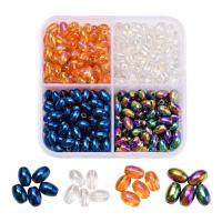 Perles de verre mixte, DIY, multicolore Vendu par boîte