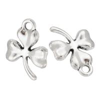 Zinc Alloy Clover Pendant, Three Leaf Clover, plated, Unisex Approx 1.5mm 