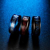 Нержавеющая сталь 304 Кольцо, ювелирные изделия моды & разный размер для выбора & Мужский, Много цветов для выбора, 7.87mm, продается PC