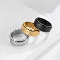 304 Stainless Steel Finger Ring, polished, fashion jewelry & for man 8mm 
