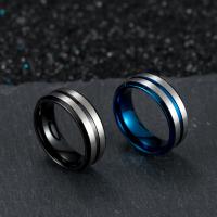 304 Stainless Steel Finger Ring, fashion jewelry & for man 8mm 