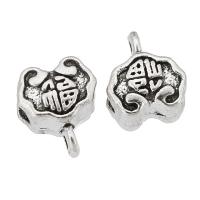 Zinc Alloy Bail Beads, plated, DIY Approx 1,3mm 