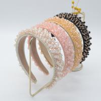 Hair Bands, Velveteen, with Sponge & Crystal, fashion jewelry & for woman 30mm 