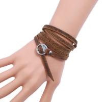 Cowhide Bracelets, plated, fashion jewelry & for man 6mm cm 