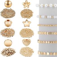Überzogene CCB Kunststoff Perlen, Verkupferter Kunststoff, plattiert, DIY, keine, 4-6mm, 1200PCs/Tasche, verkauft von Tasche