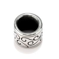 Stainless Steel Large Hole Beads, 304 Stainless Steel, blacken, original color Approx 8.5mm 