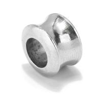 304 Stainless Steel Large Hole Bead, DIY, original color Approx 6mm 
