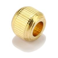 Stainless Steel Large Hole Beads, 304 Stainless Steel, gold color plated, DIY Approx 6mm 