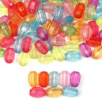 Transparent Acrylic Beads, DIY & faceted, mixed colors 