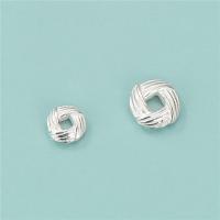 Sterling Silver Spacer Beads, 925 Sterling Silver, DIY & hollow, silver color 