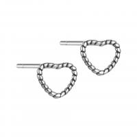 Sterling Silver Stud Earring, 925 Sterling Silver & for woman & hollow 