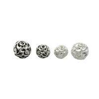 Sterling Silber Spacer Perlen, 925 Sterling Silber, DIY & verschiedene Stile für Wahl & hohl, verkauft von PC