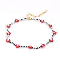 Glass Seed Beads Bracelets, Seedbead, with Zinc Alloy, with 2.36 inch extender chain, handmade, for woman Approx 8.66 Inch 