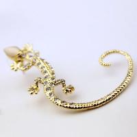 Earring Cuff and Wraps, Zinc Alloy, Lizard, fashion jewelry & for woman & with rhinestone 