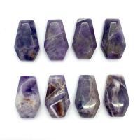 Amethyst flat back cabochon, Polygon, Natural & DIY & faceted, purple 