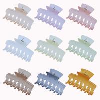 Hair Claw Clips, PC Plastic, for woman 52mm 