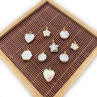 Colgantes de perlas de agua dulce, Perlas cultivadas de agua dulce, pulido, unisexo & diferentes estilos para la opción, más colores para la opción, Vendido por UD