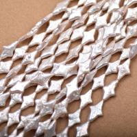 Keshi Cultured Freshwater Pearl Beads, Rhombus, DIY, white Approx 37-40 cm 