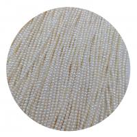 Round Cultured Freshwater Pearl Beads, DIY white Approx 36-38 cm 